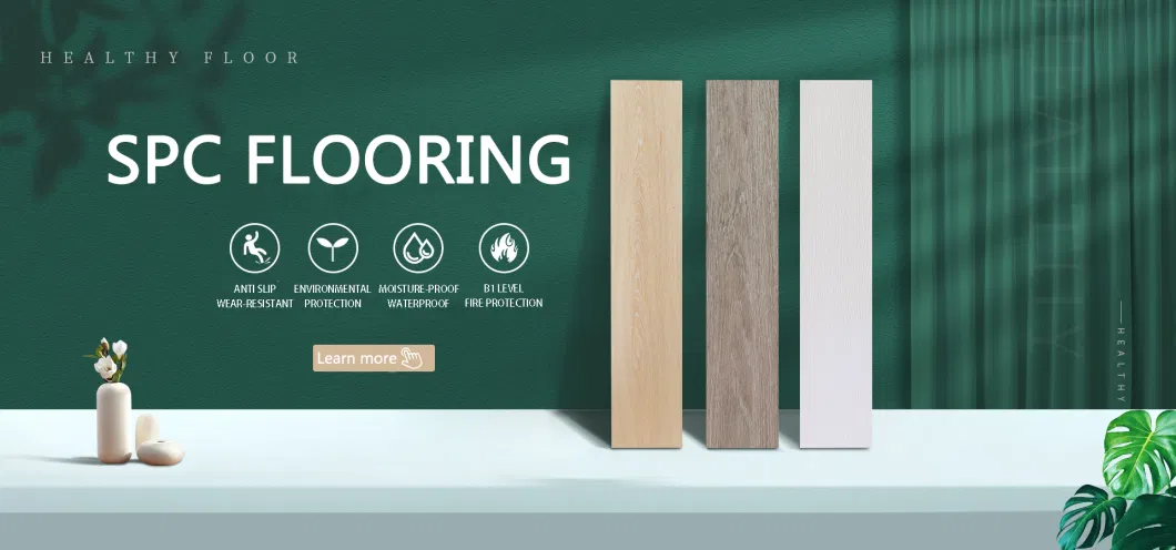 Waterproof 4mm 5mm 6mm Herringbone Rigid Vinyl Plank Floor Spc Flooring