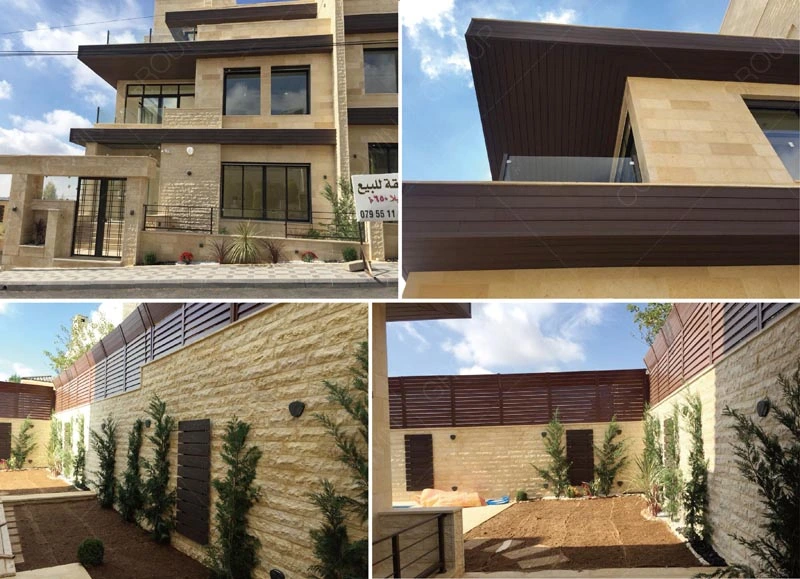 High Strength Wood Plastic Composite WPC Wall Cladding Ce and ODM for Outdoor
