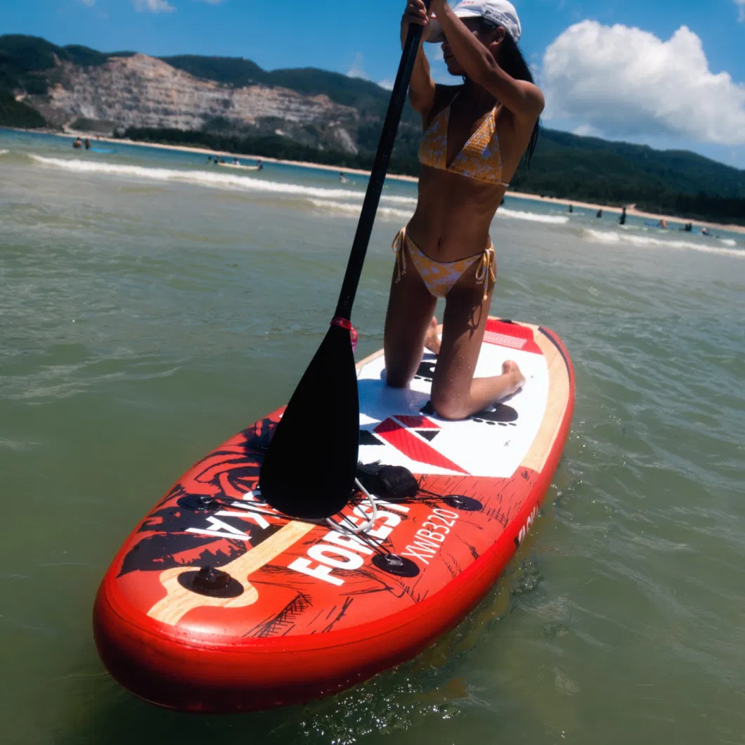 Factory Wholesale Hot Selling All Round UV Printing Inflatable Sup Board in 10&prime; 6FT Length 30&prime; &prime; Width 6&prime; &prime; Thickness Paddleboard