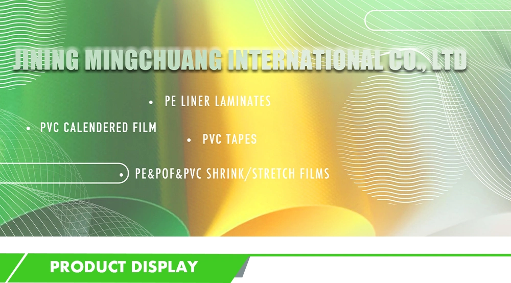 PVC Covering/Flooring/Construction Material /Matte/Glossy Film Rolls for Printing/ Medical /Transportation/Building &Construction /Decorations/Flooring