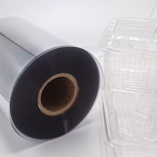 Transparent Film Sheet Pet PVC PP PLA Plastic Sheet Rolls Film Clear Bioplastics Film for Pharmaceutical/Food Packaging