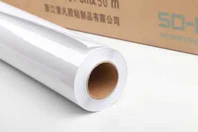 White Backing Paper Floor Laminating Film PVC Film for Photo Protection