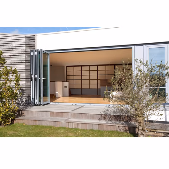 New China Products PVC Folding Door China Good Price Smart for Aluminum Door Promotional Price Cast Aluminum Door Luxury